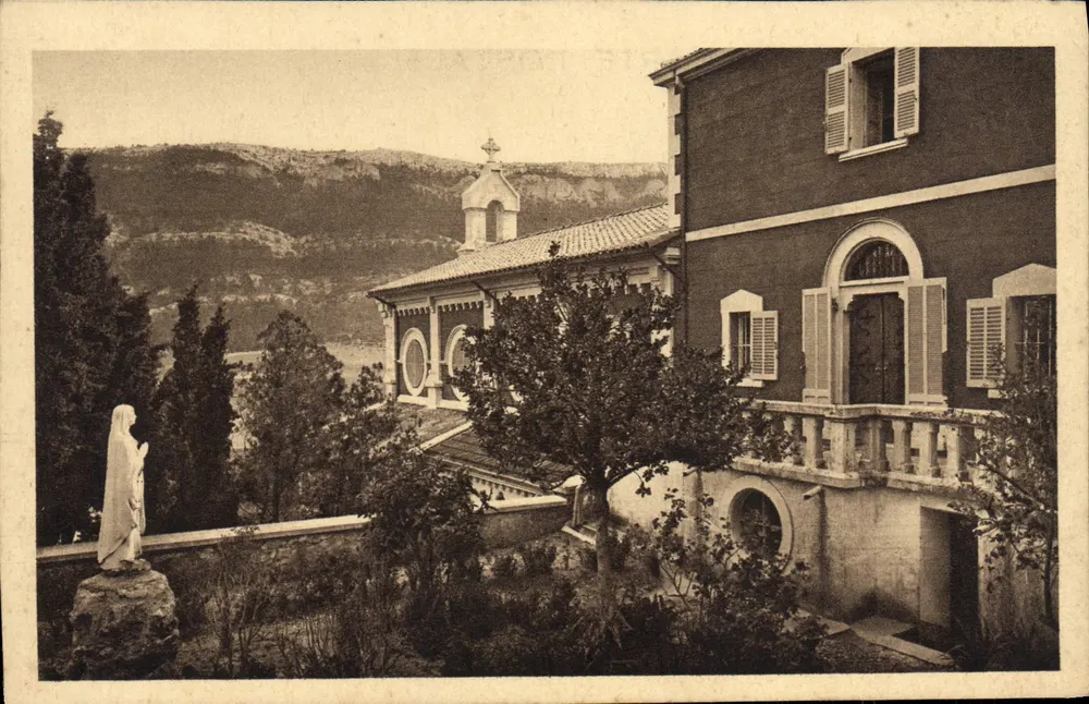 Béthanie-Sainte-Baume — Entrada do Mosteiro — M. Audry, Editor Marseille - Frente