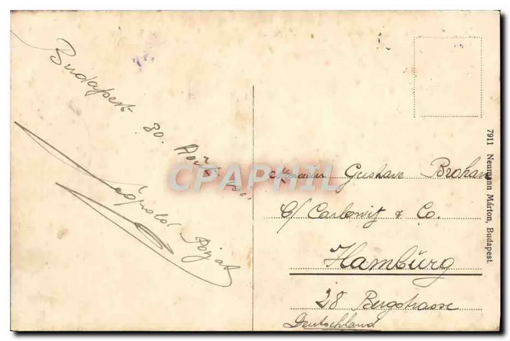 Budapest. Halászbástya — Fischerbastei. — Fächerer, n°5 - Achterkant