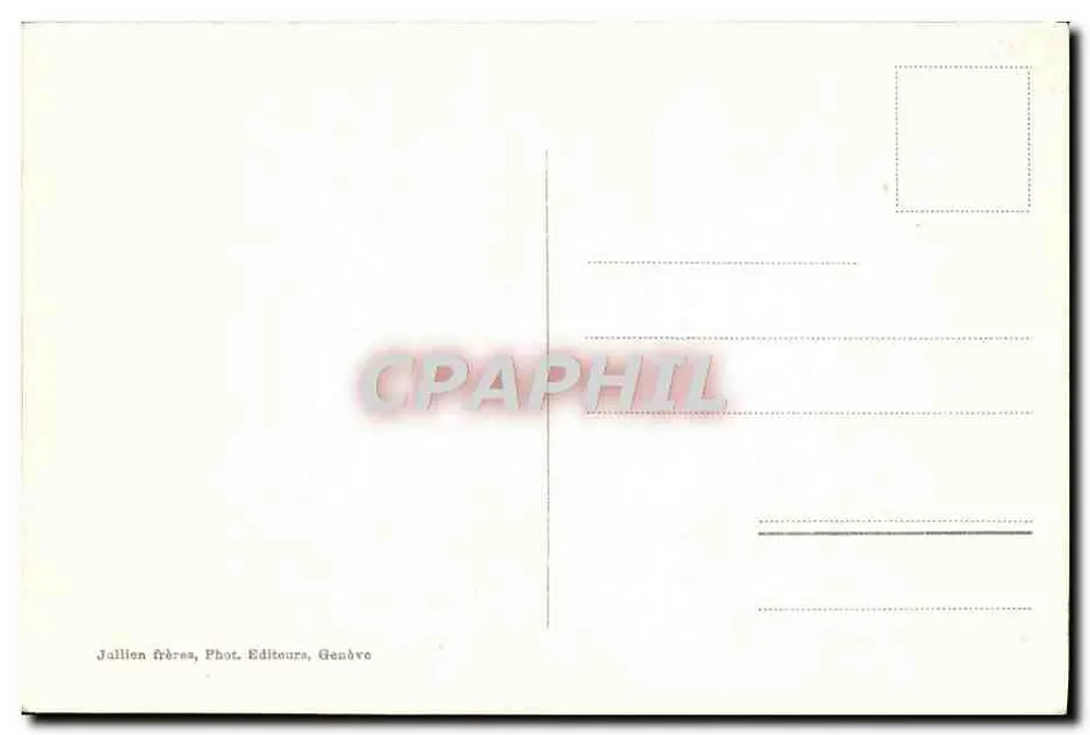 Sobre el Lago Léman — vista desde barco con pasajeros — J.J. 2938 - Reverso