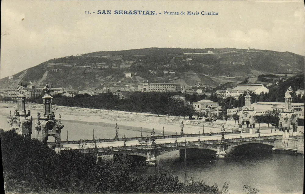 San Sebastián - Brücke María Cristina — Edition G. G. Galarza, San Sebastián - Vorderseite