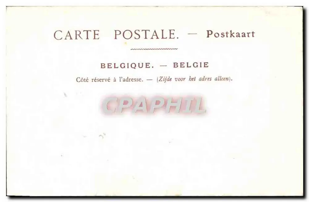 Brüssel — Der Stuhl der Kathedrale — Collections ND Phot - Rückseite
