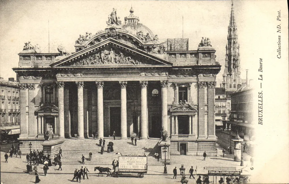 A Bolsa — Bruxelas. — Coleções ND. Fot. — N°6 - Frente