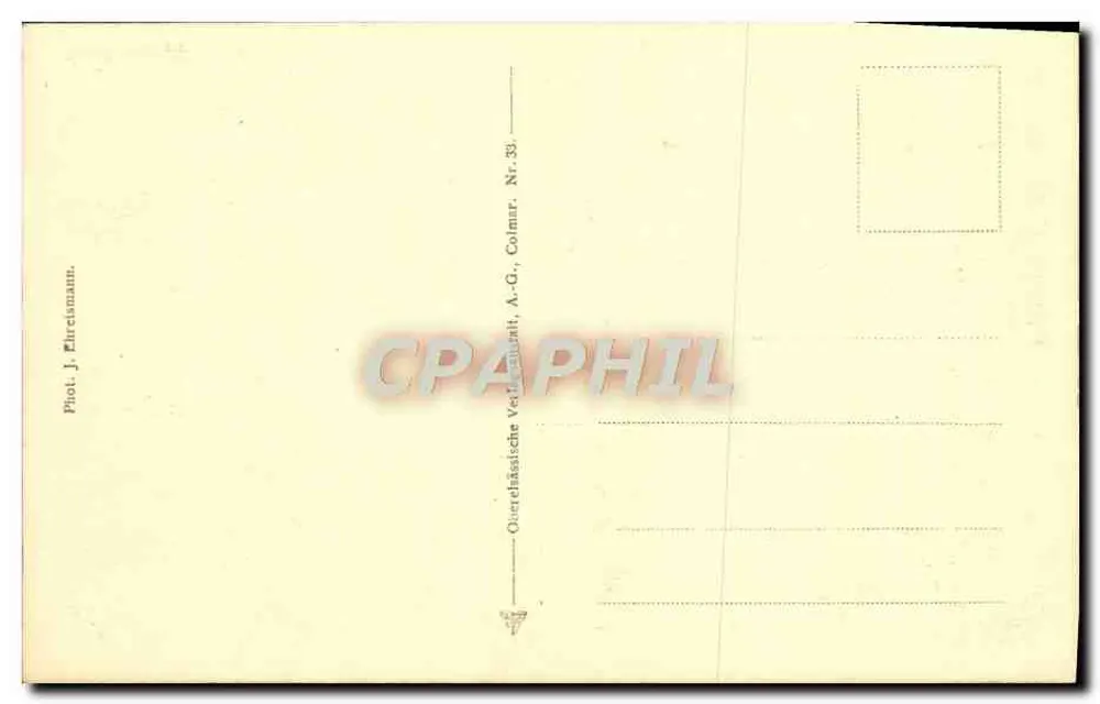 Rappoltsweiler — com Hoh-Rappoltsweiler e Ulrichsburg — Fot. J. Ehrleman, Colmar - Verso