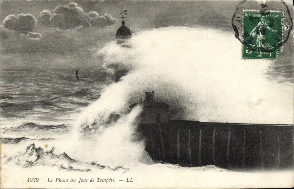 O Farol em Um Dia de Tempestade — LL — n°4039 - Frente