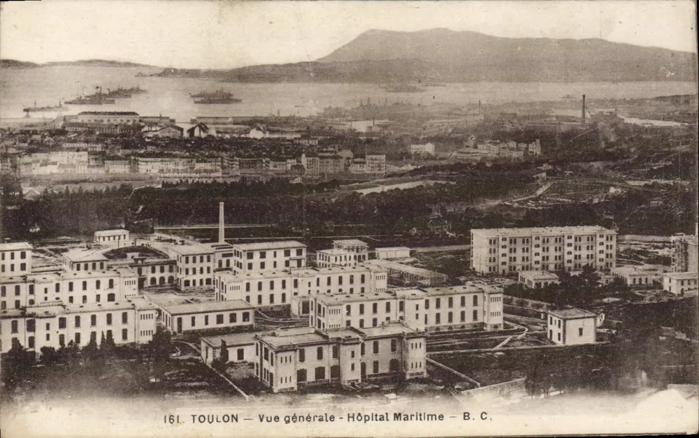Toulon — Allgemeiner Blick — Seehospital — B.C. — Nr. 161 - Vorderseite