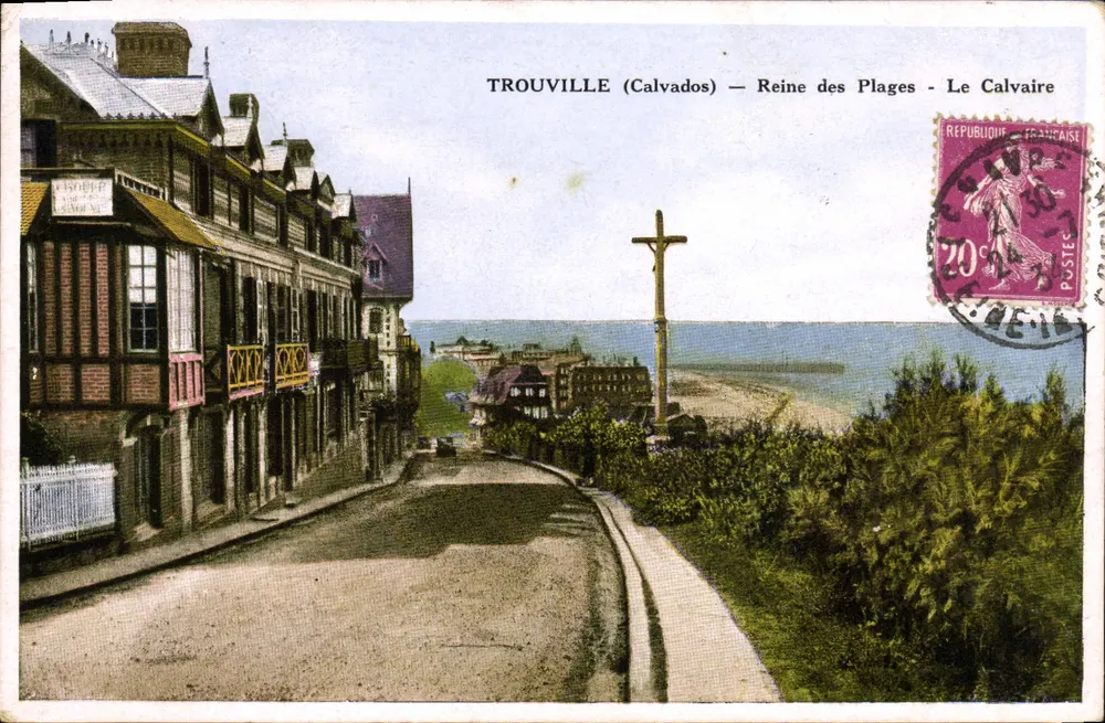 TROUVILLE (Calvados) — Königin der Strände — Der Calvary - Vorderseite