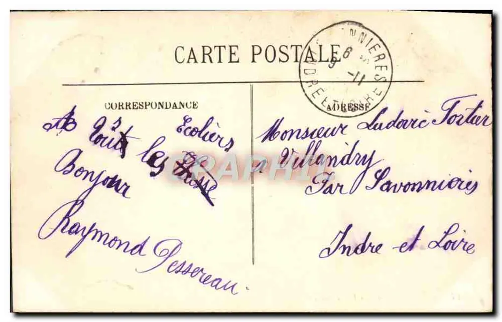 La Baule — A Praia — LL. — Editor LL, n° 67 - Verso