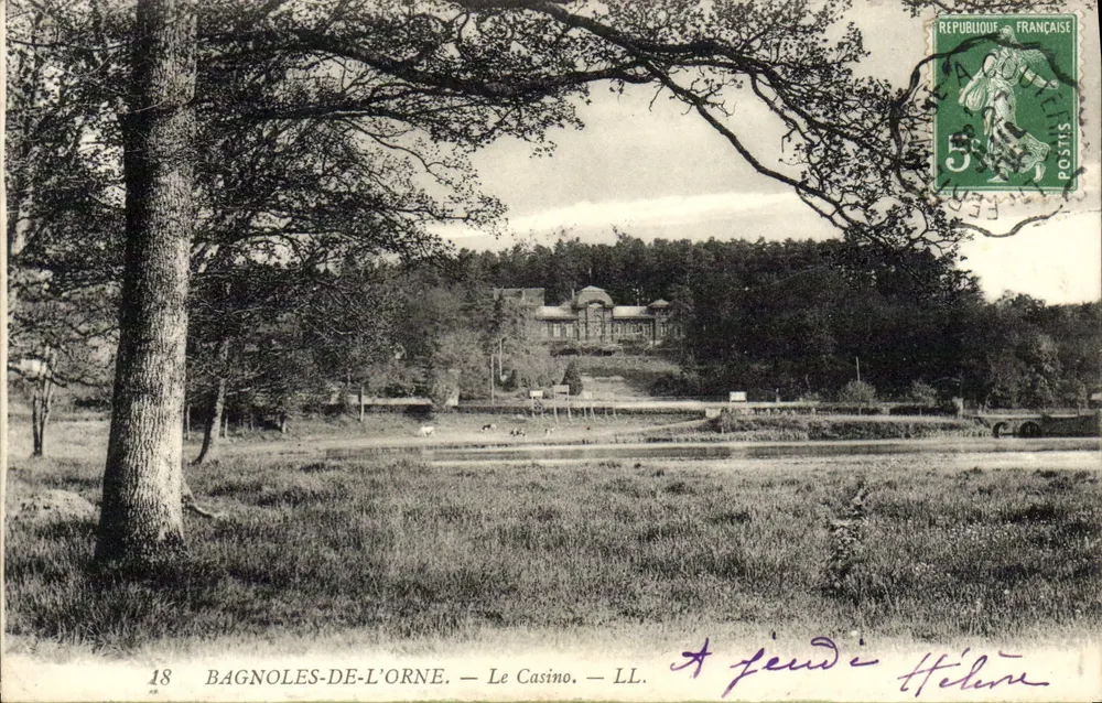Bagnoles-de-l'Orne — O Casino — LL. — Editora LL, n° 18 - Frente
