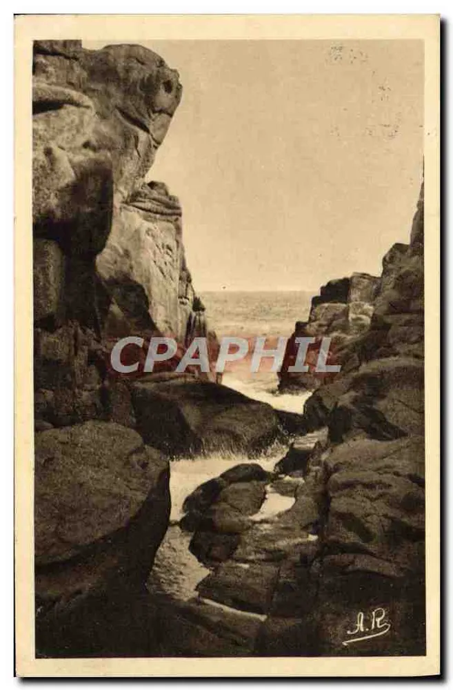 Ilha de Bréhat — Le Gouffre, maré alta — A.R. editora - Frente