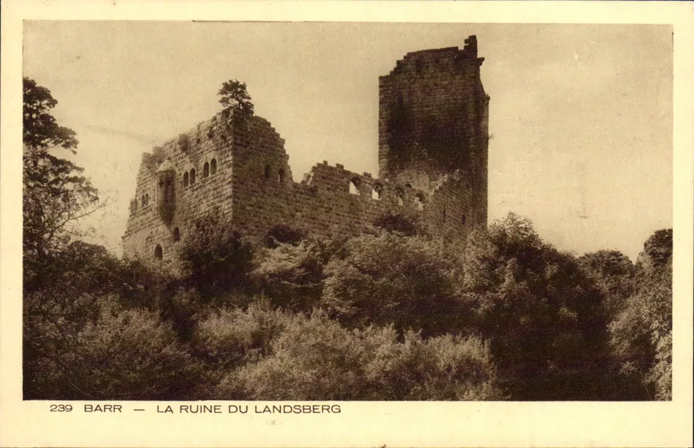 Barr — De Ruïne van Landsberg — Collectie L'Alsace - Voorkant