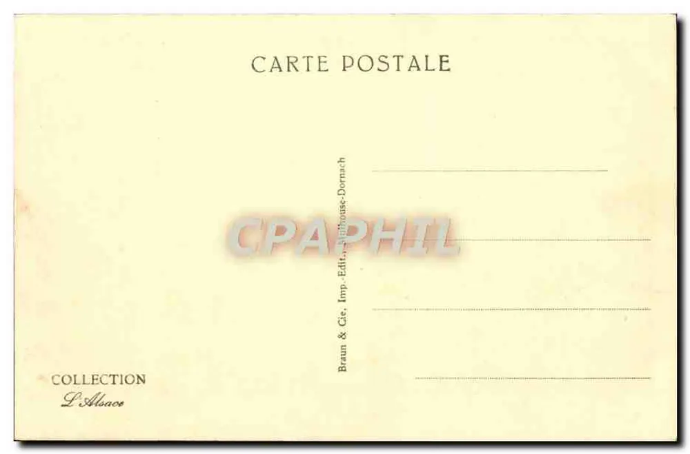 Barr — De Ruïne van Landsberg — Collectie L'Alsace - Achterkant