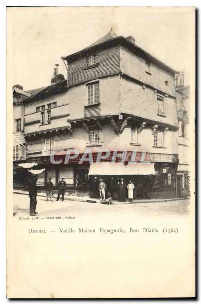 Rethel — Alte spanische Haus, Guter Teufel (1564) — Witnet fot. — Harot Verlag Rothal - Vorderseite