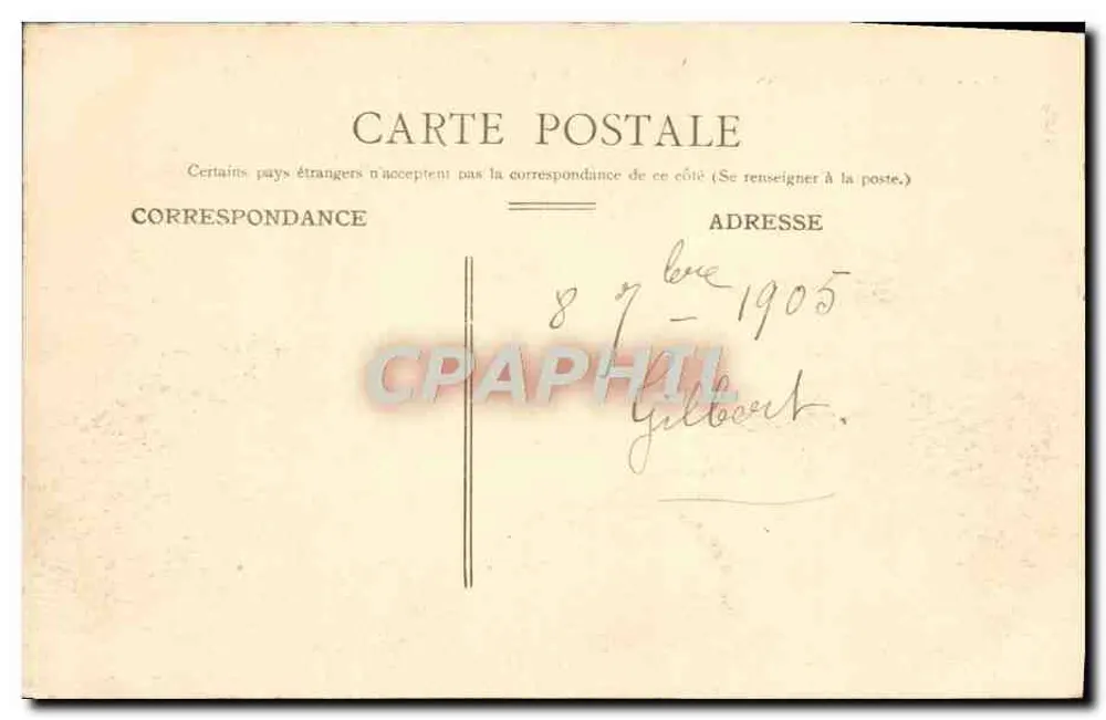 Boulogne-sur-Mer — Abfahrt des Touristenbootes « Holland » — unbekannter Verlag, n° 23 - Rückseite