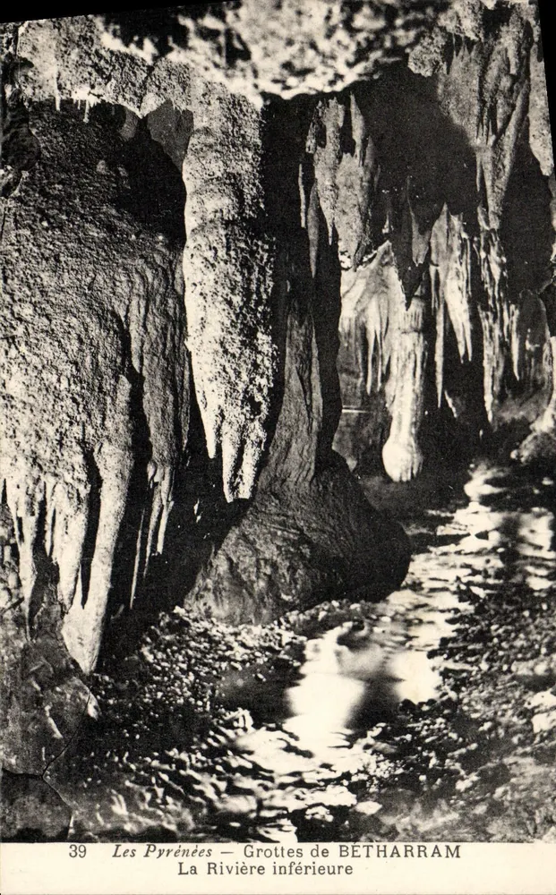 Die Pyrenäen — Höhlen von BETHARRAM — Unterer Fluss - Vorderseite