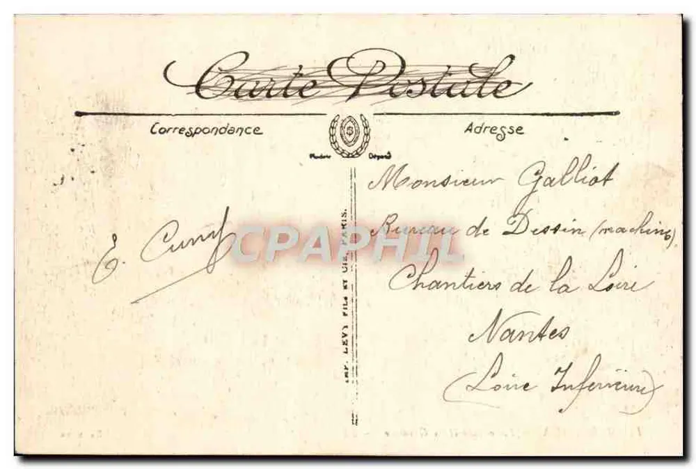 Bordeaux — Panorama e a Garonne — LL. — Selecta - Verso