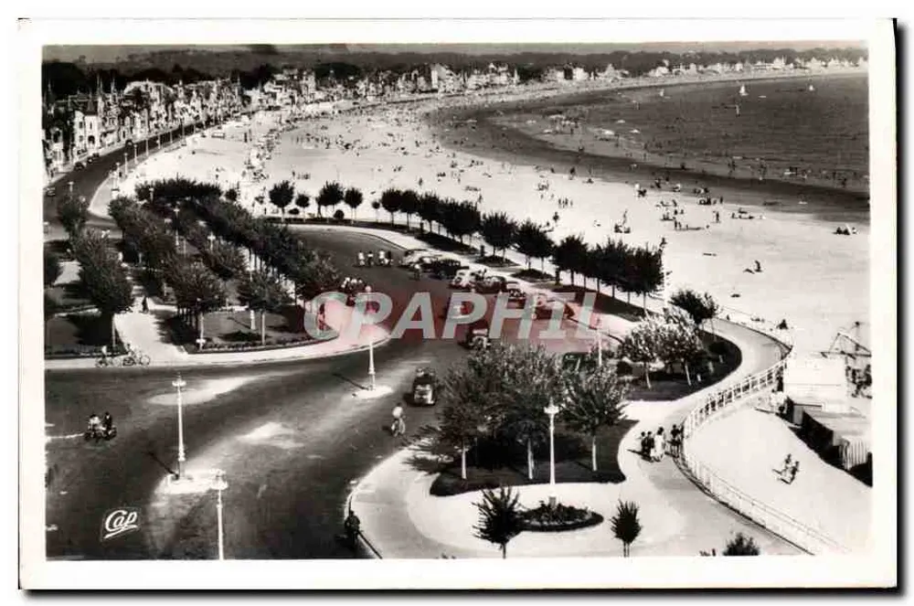 La Baule - Allgemeiner Blick auf den Strand und die Gärten vor dem Casino — C.A.P. (50) - Vorderseite