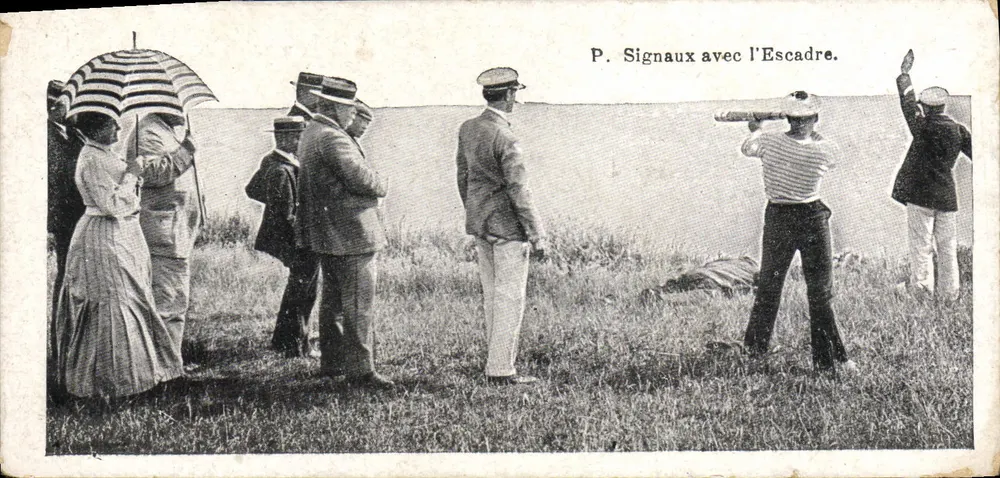 Signale mit der Flotte — P. Signale mit der Flotte. - Vorderseite