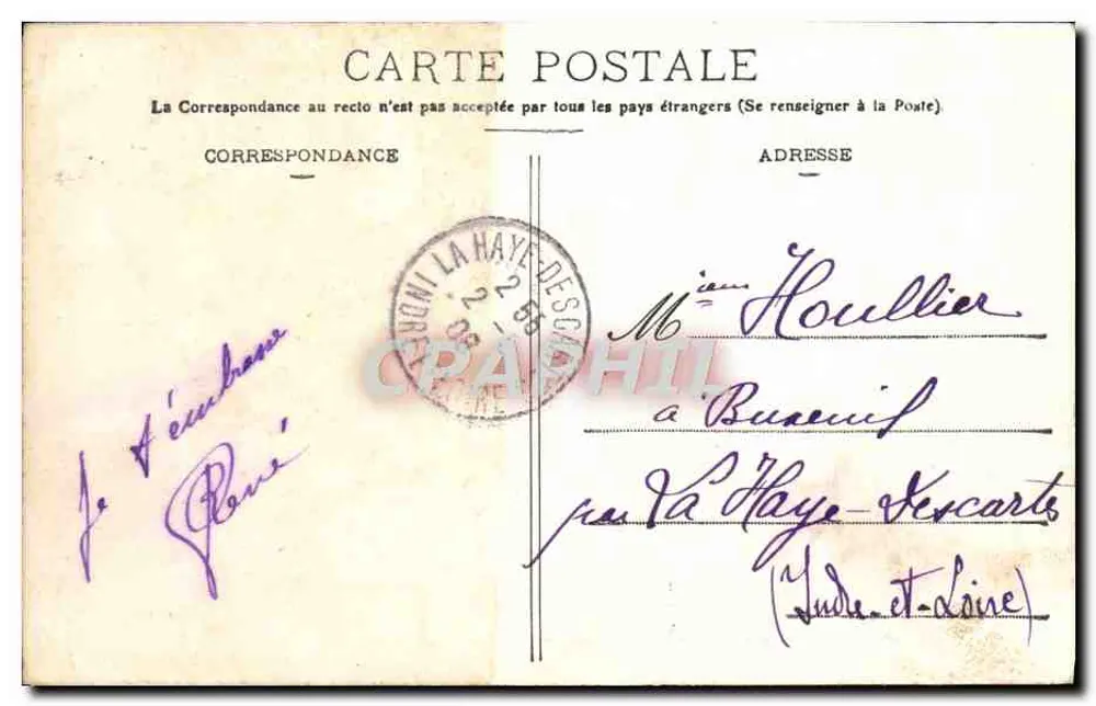 Die 'République' — 15.000-Ton-Kreuzer der Flotte — Verlag Nouvaut, Nr. 404 - Rückseite