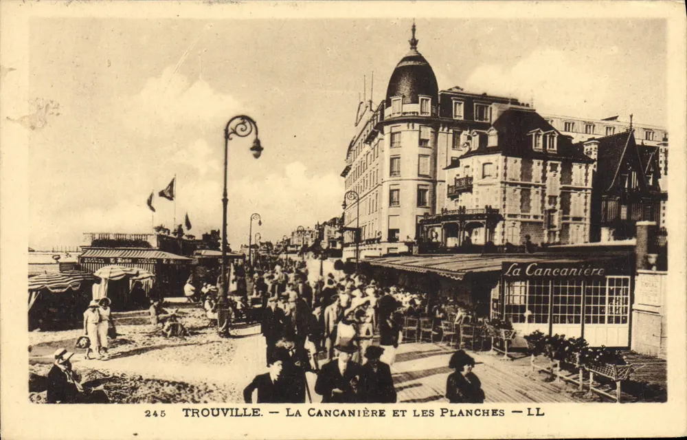 Trouville — Die Cancanière und die Planches — LL - Vorderseite