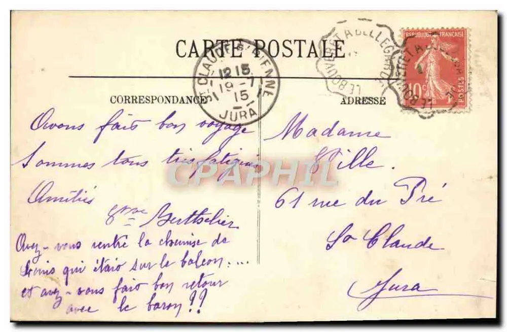 Thonon-les-Bains — Ansicht vom Steg aus — LL. n°41 - Rückseite