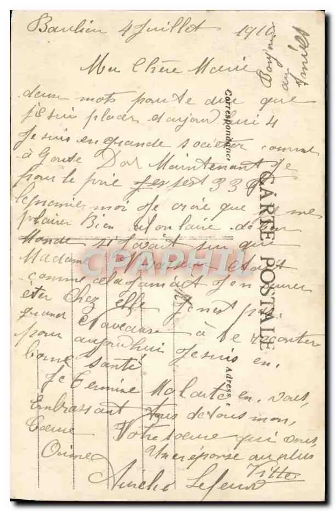 Verneuil - Igreja de La Madeleine (século XV) — Coleção Fr. Moraut - Ghibi Barrer - Verso