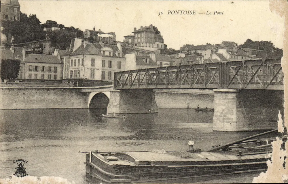 Pontoise — Le Pont — Imp. Phot. 'L'Abéille', Asnières-Paris, n°30 - Frente