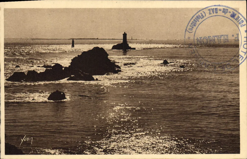 Pointe du Raz — Leuchtturm von la Vicille — F. Hamon - Vorderseite
