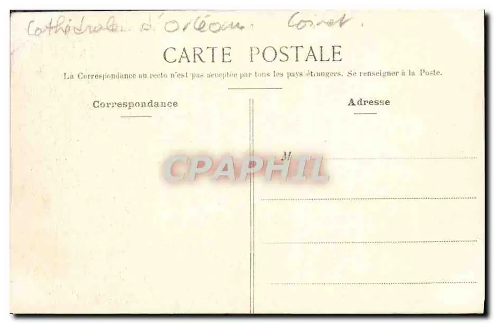 Catedral de Orléans — cerimônia pública — editor impressor em Orléans - Verso