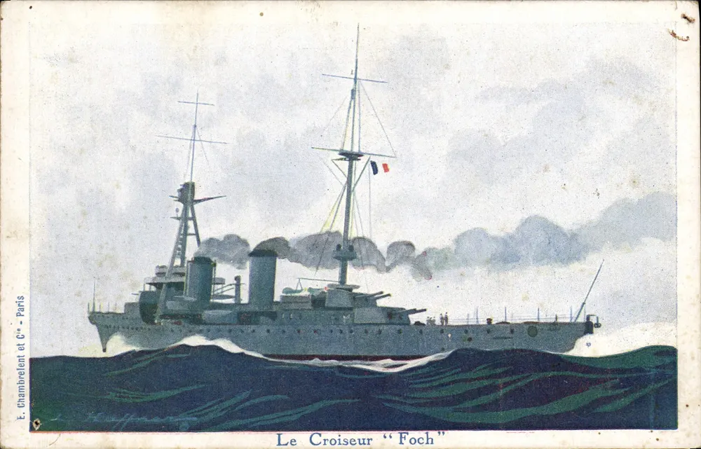 O cruzador "Foch" — Editor E. Chambretent et Cie - Paris, n° 59 - Frente