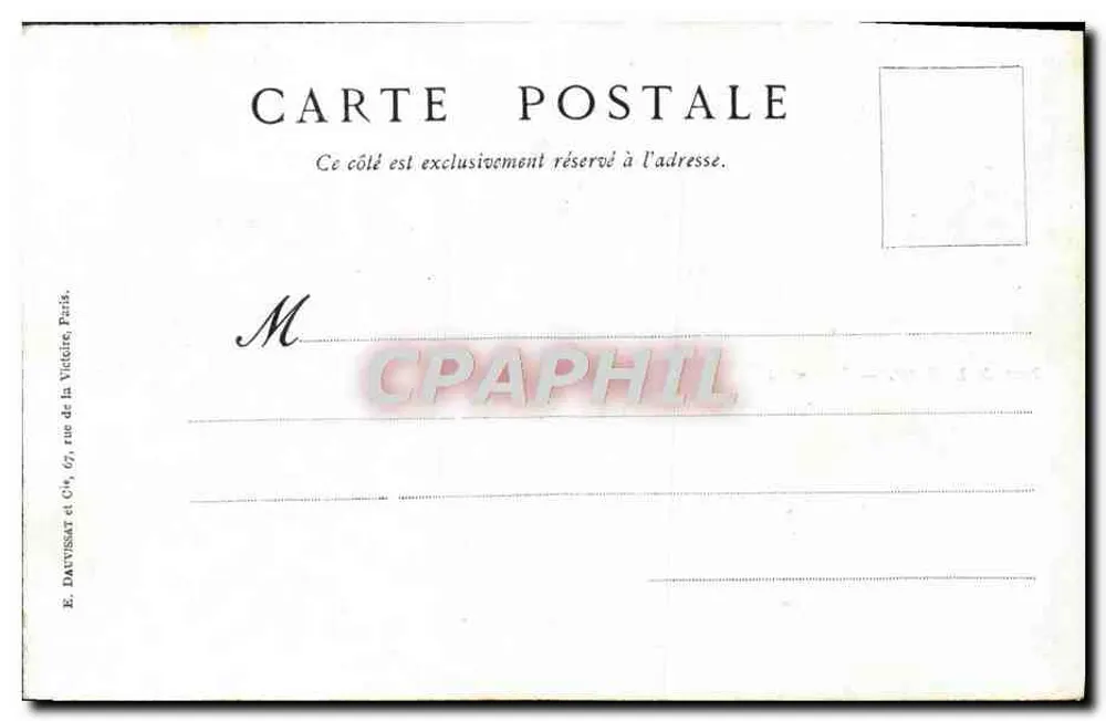 Hafen von La Ciotat — Ansicht Nr. 1 — Cie des Messageries Maritimes - Rückseite