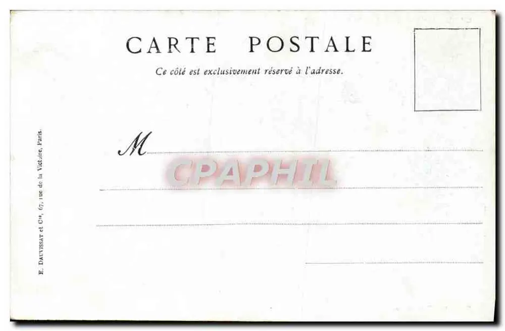 Unter den Tropen — Gesellschaft der Seemessengers — E. Dauvissat et Cie, Paris - Rückseite