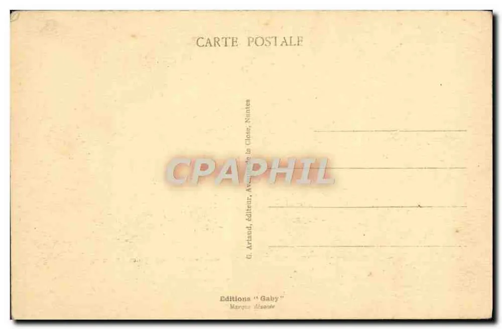 Der Liner "NORMANDIE" — Die Großen Französischen Liner — Verlag G. Arzand, Nantes - Rückseite