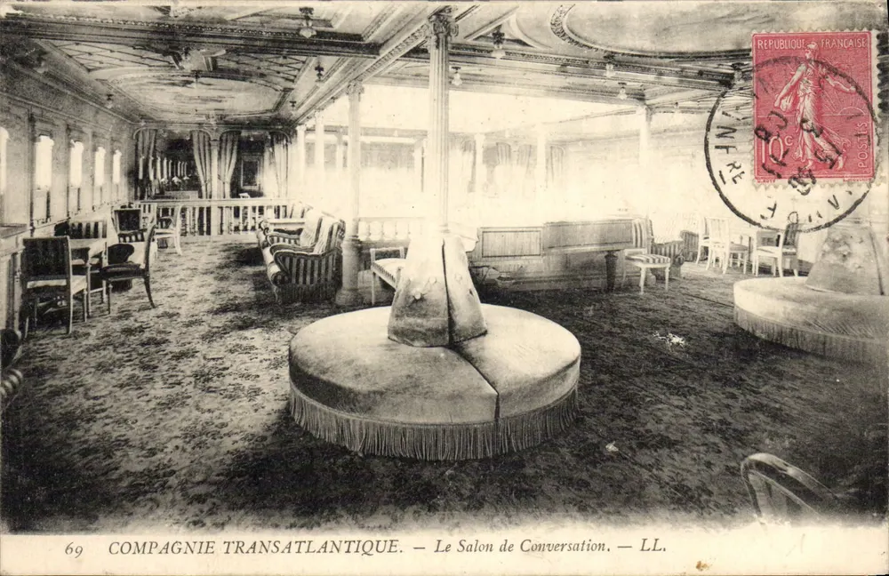 Sala de Conversa — Compagnie Transatlantique — LL. — n°69 - Frente