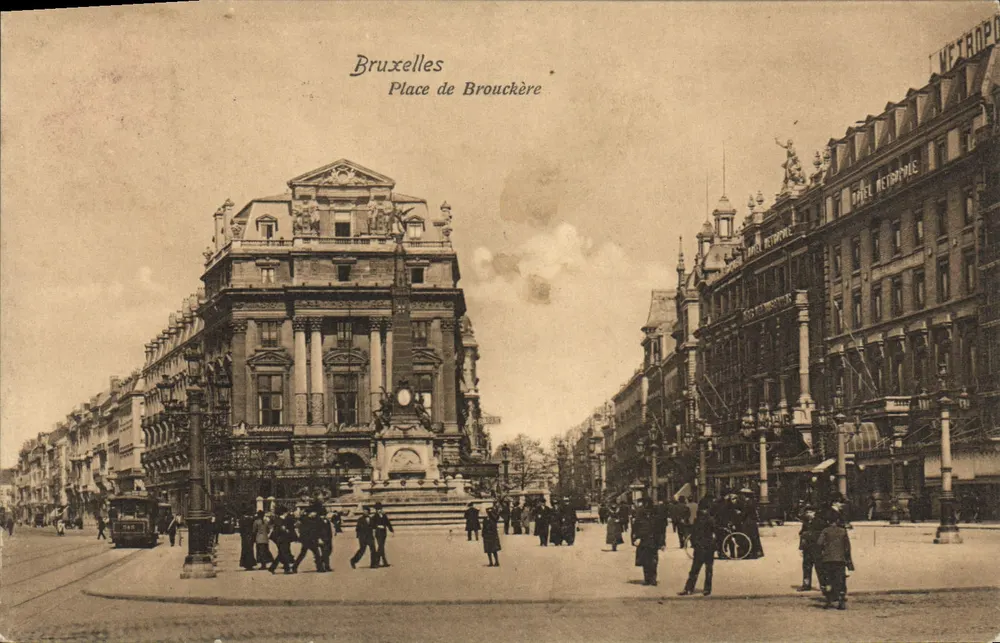 Bruxelas - Place de Brouckère — editor C.r. Trenkler Co., Bruxelas, n° 146 - Frente