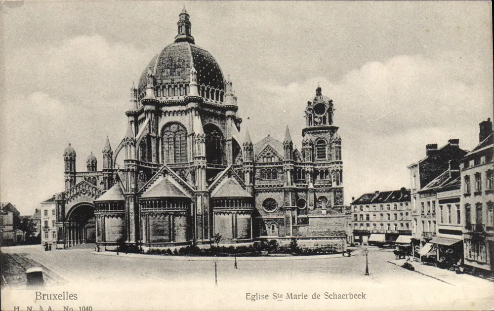 Kirche Sainte-Marie in Schaerbeek — Brüssel — H.N.à.A. Nr. 1040 - Vorderseite