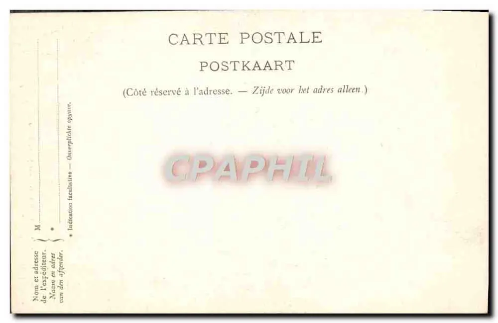 Bruges - O Monumento H. Pickery (1828-1894) — Editor Albert Sugg, em Gand. Série 11 N. 175 - Verso