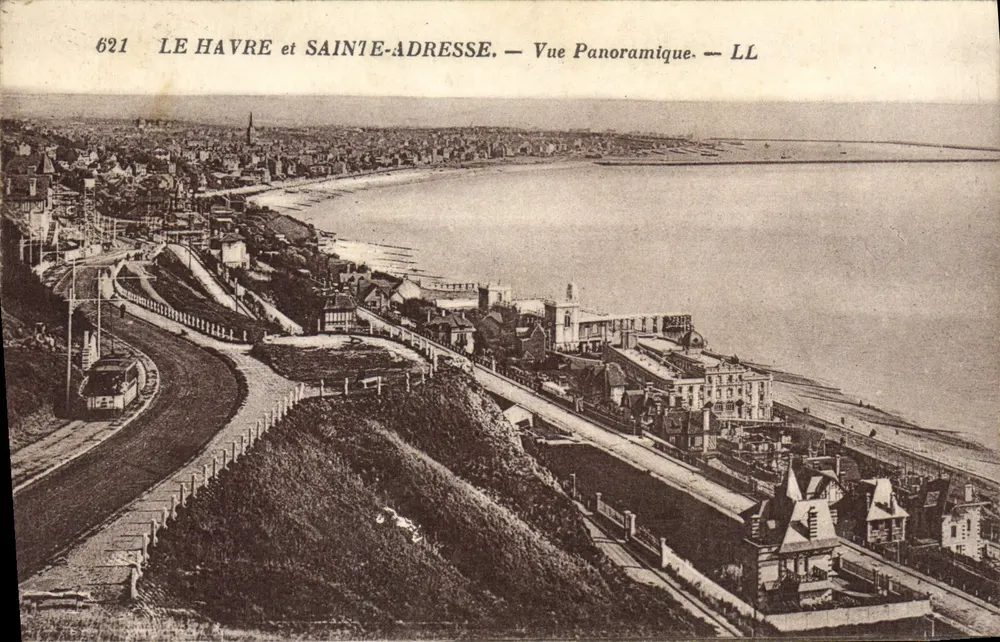 Le Havre und Sainte-Adresse — Panoramablick — LL - Vorderseite