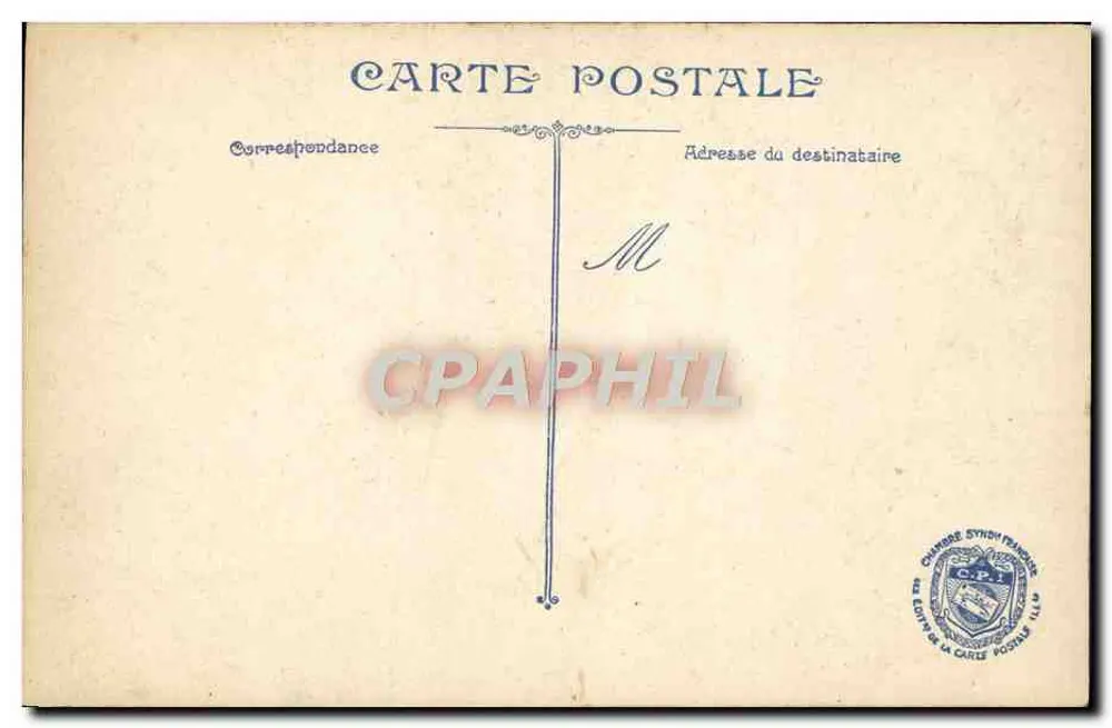 Catedral Notre-Dame de Reims — vista noturna — Chambre Syndicale de la Poste - Verso