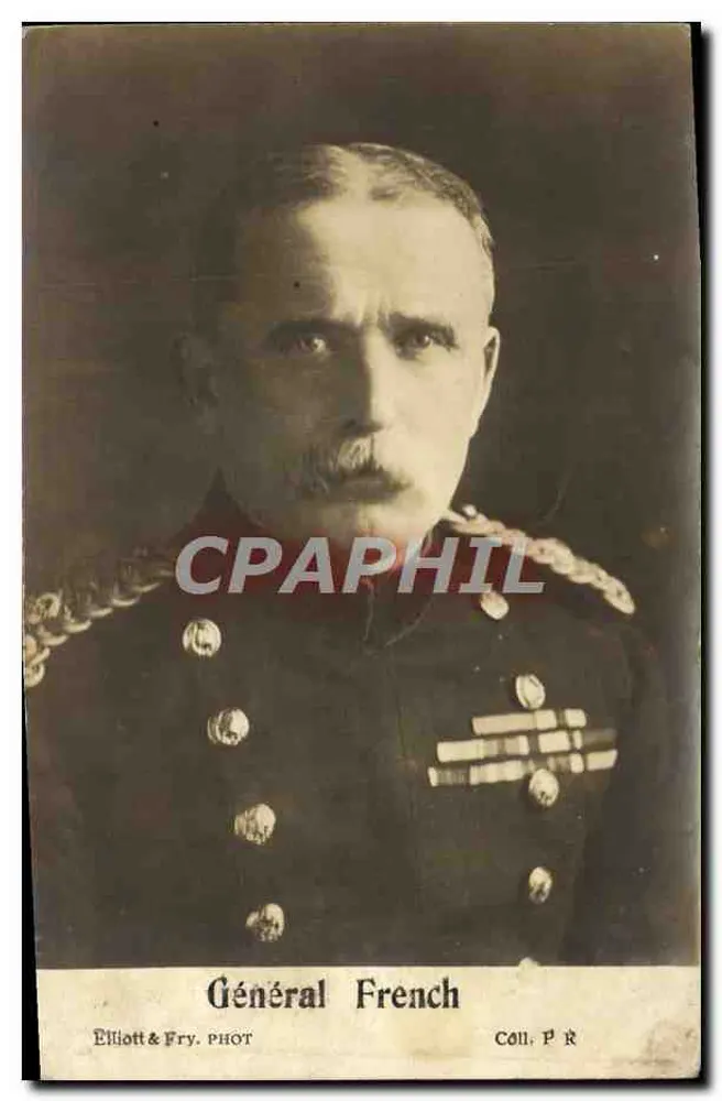 Geral Francês — retrato militar — Elliott & Fry, Fot. Coll. P R - Frente