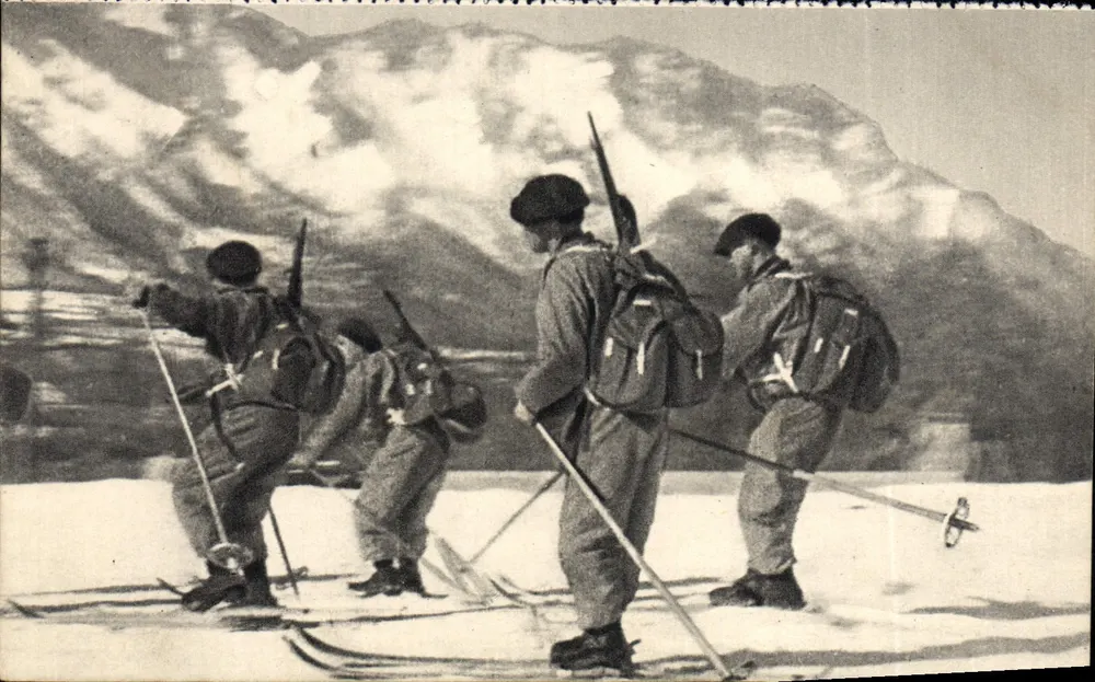 Pfadfinder-Skifahrer — Nr. 15 - Vorderseite