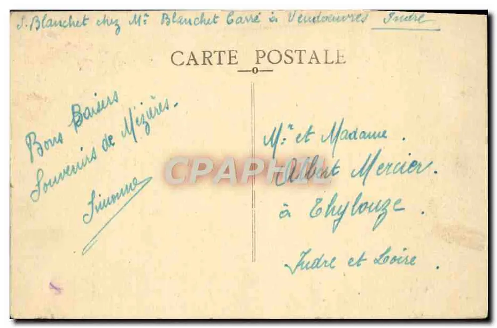 Vendœuvre-en-Brenne (Indre) — Belle-Bouche - Strände - Die Felsen — Verlag G. Guillemont - Rückseite