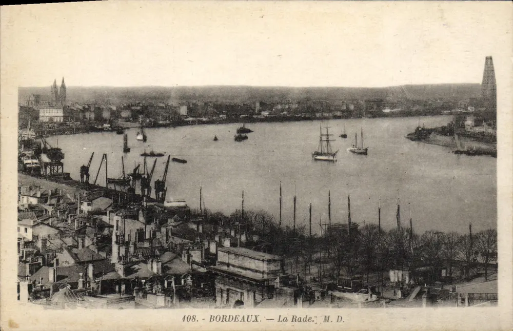 Bordeaux — A Rade — M. D. — n° 108 - Frente
