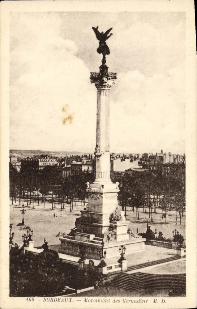 Bordeaux — Monumento dei Girondini — M.D. — n°400 - Recto