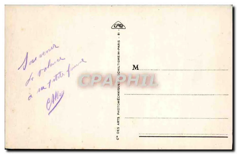 Valência - O Parque Jouvet — editor CAP, n° LL 4 - Verso