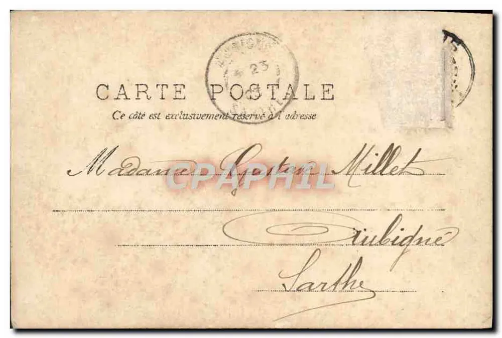 Sœur en costume d'expulsion — Bonnes Sœurs Expulsée ! — Éditeur X. Recompense, n° 303 - Verso