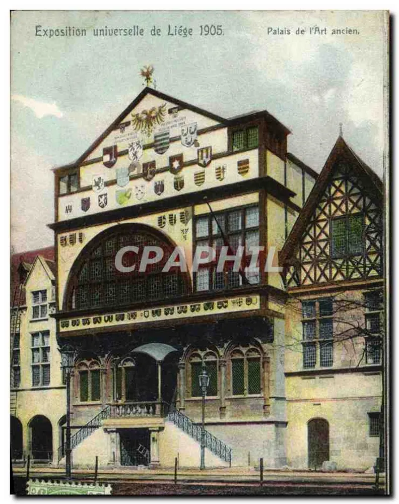 Palast des Alten Kunst — Weltausstellung in Liège 1905 — Universal Postal Union, Nr. 331 - Vorderseite
