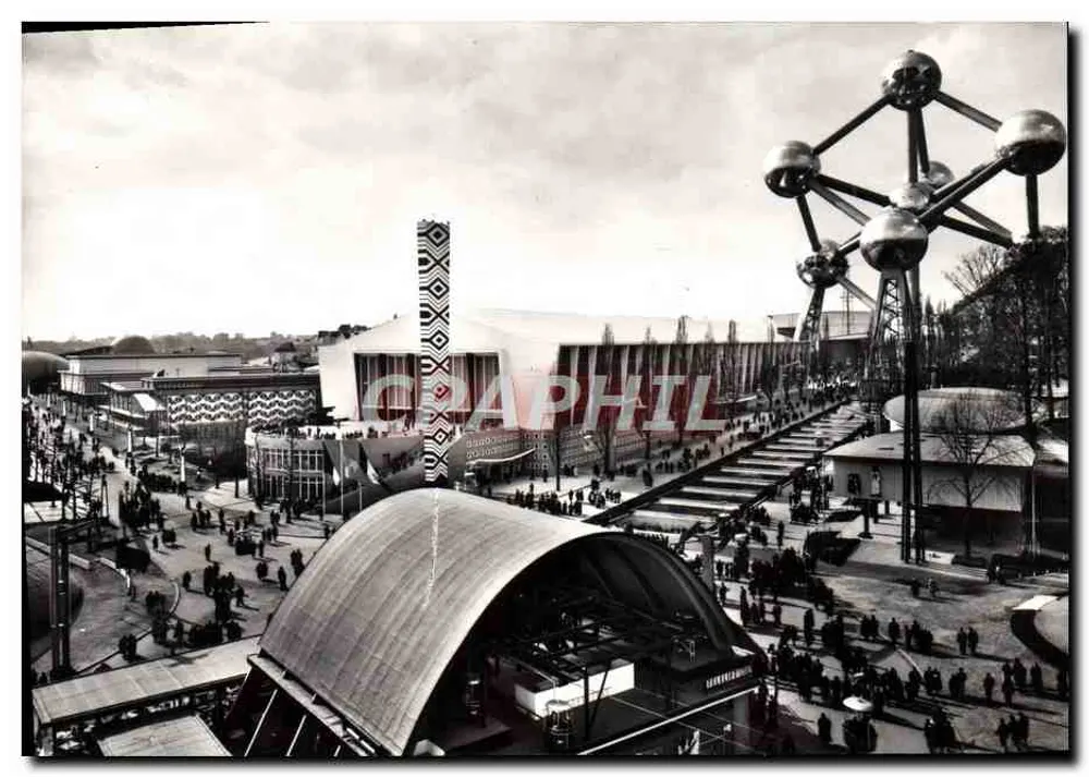 Atomium — Weltausstellung Brüssel 1958 — Expos-vues Concessionaires - Vorderseite