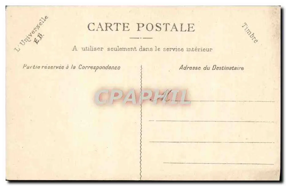 Duas jovens — retrato de estúdio — L'Universelle E.B. - Verso