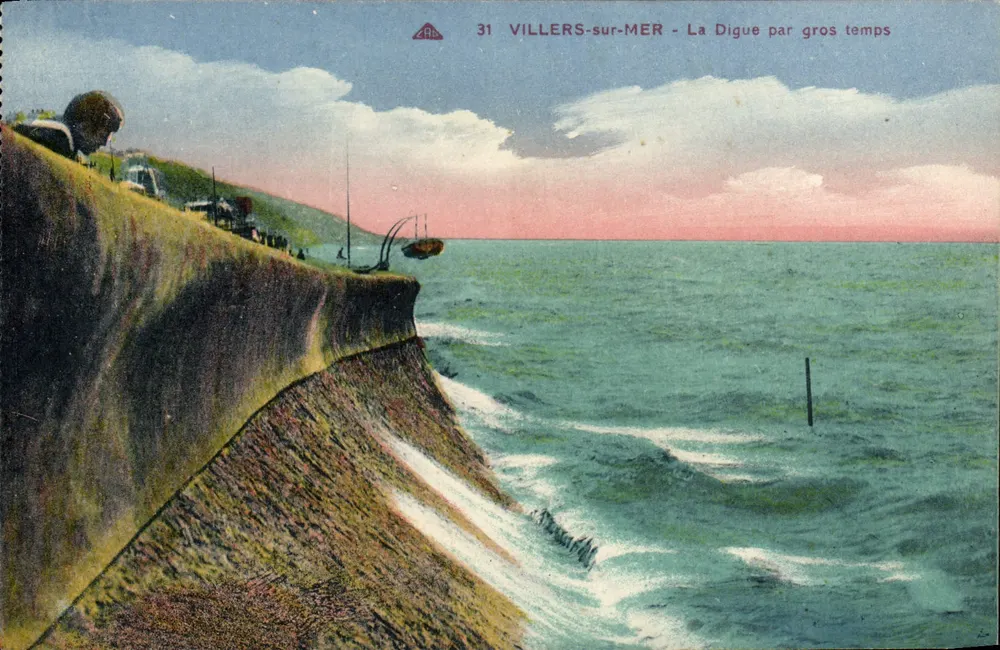 Villers-sur-Mer - La Digue par gros temps — ARS, n°31 - Recto