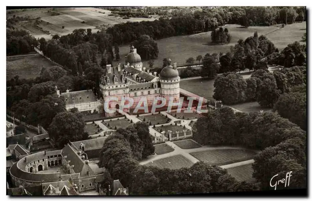 Castelo de Châteaudun — vista aérea — Greff - Frente